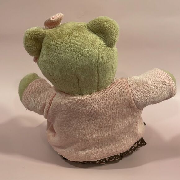 Starbucks Coffee Company Bearista Bears 2011 in Pink and Brown w Heart Details - Picture 3 of 8